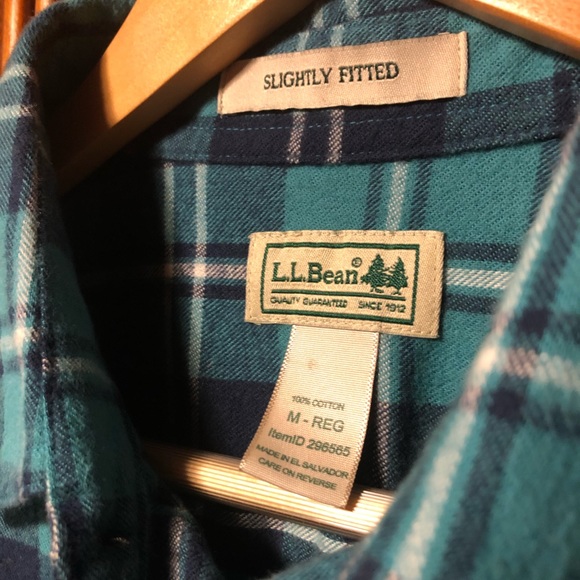 L.L. Bean flannel button up men’s shirt. Medium - Picture 3 of 6